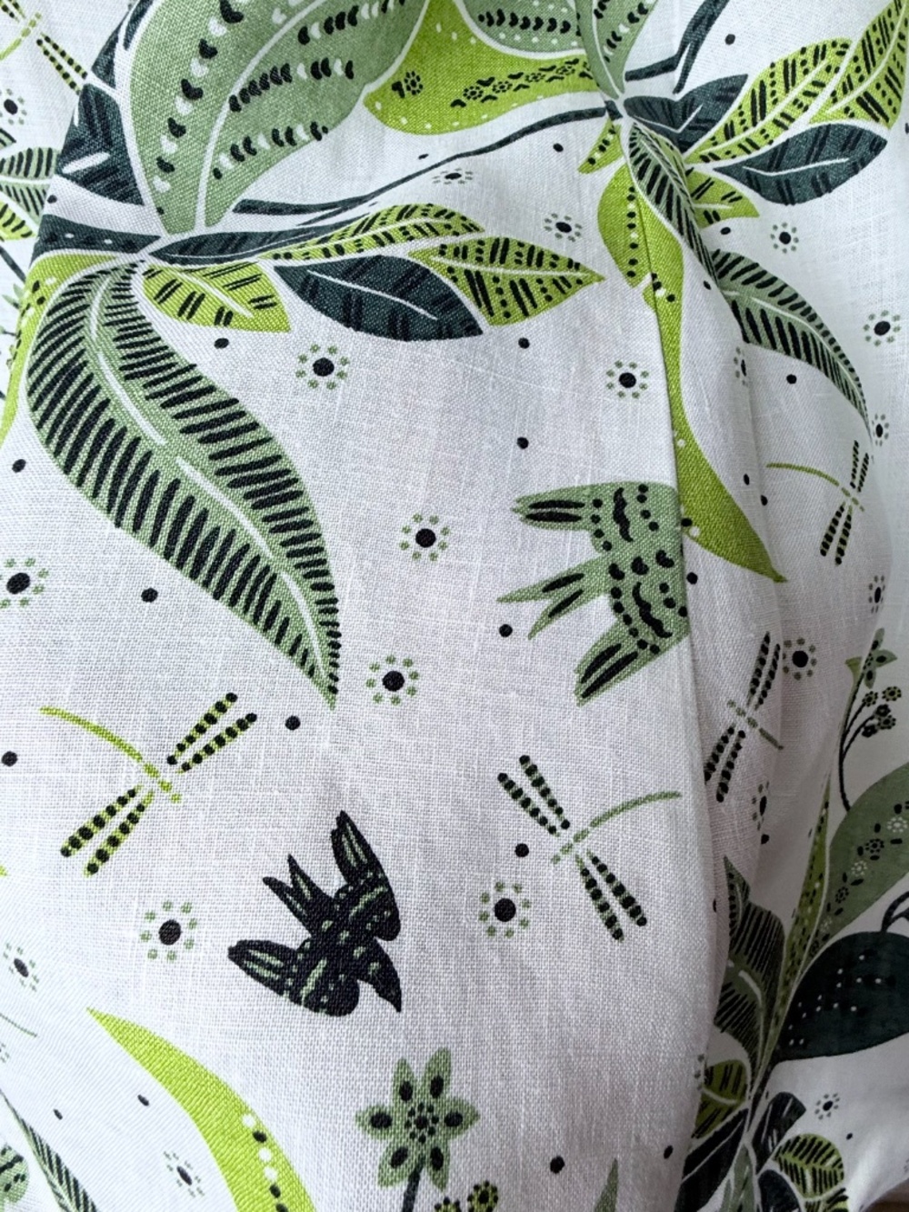 Boden Green Tank with Floral Midi Skirt - Olive & Cream - Picture 9 of 11